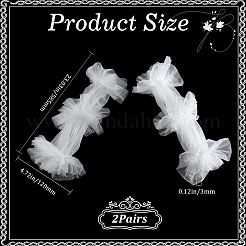 Lace Fabric Arm Sleeves&nbsp;AJEW-WH20009-46