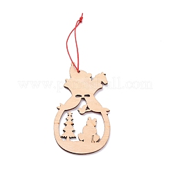Bear Wooden Ornaments&nbsp;DIY-TAC0007-31A