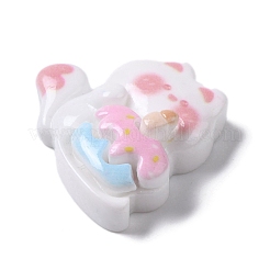 Cat Birthday Party Theme Opaque Resin Decoden Cabochons&nbsp;RESI-B019-03E