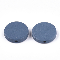 Painted Natural Wood Beads&nbsp;WOOD-S049-02C-03