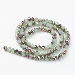 Electroplate Glass Beads Strands&nbsp;EGLA-A034-J4mm-R07