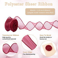 Polyester Wired Ribbon&nbsp;OCOR-TAC0038-10C