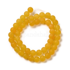 Natural Dyed White Jade Beads Strands&nbsp;G-M402-B01