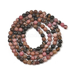 Natural Rhodonite Beads Strands&nbsp;GG-CBA0389-A06-3mm