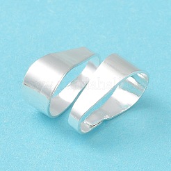真鍮製バチカン  カドミウムフリー＆鉛フリー  925銀メッキ  13x8x5mm&nbsp;KK-R149-07S