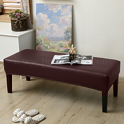 PUレザー長方形スツールカバー1枚  椅子の装飾  ココナッツブラウン  1200x400x150mm&nbsp;AJEW-CL0005-28
