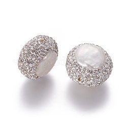 Natural Cultured Freshwater Pearl Beads&nbsp;PEAR-F015-25-01