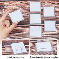 50 Sets 5 Styles Plastic Square Coin Boxes&nbsp;KY-NB0001-58