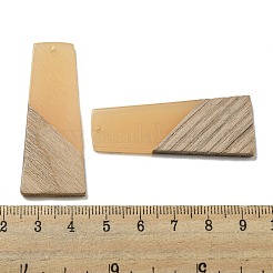 Resin & Walnut Wood Pendants&nbsp;RESI-XCP0002-16C