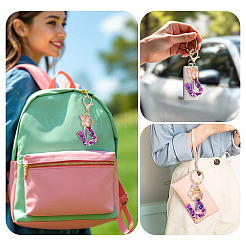 Resin Butterfly Pendant Keychains&nbsp;KEYC-TAC0034-03U