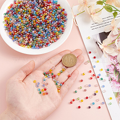 14 Strands 14 Colors Electroplate Glass Beads Strands&nbsp;EGLA-GO0001-06