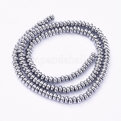 Non-magnetic Synthetic Hematite Beads Strands&nbsp;X-G-G826-02P-4mm