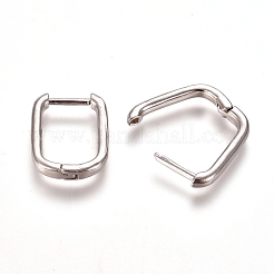 Brass Huggie Hoop Earrings&nbsp;EJEW-L234-61