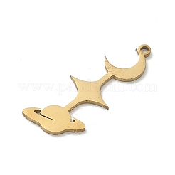 201 Stainless Steel Pendants&nbsp;STAS-B136-09G