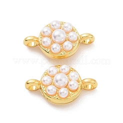 Eco-friendly Rack Plating Brass Connector Charms&nbsp;KK-F843-04G