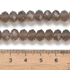 Natural Grey Agate Beads Strands&nbsp;G-Z111-A09