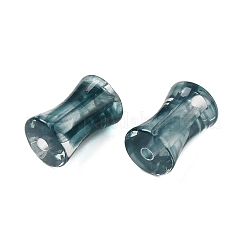 透明アクリルビーズのグラデーション効果  竹の共同  ミックスカラー  12.5x7.5mm  穴：1.8mm  1020個/ 500g&nbsp;OACR-Q193-01