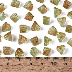 Picasso Transparent Glass Beads&nbsp;SEED-Q039-02O