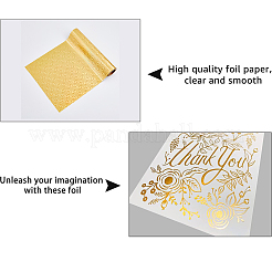 PET Hot Foil Stamping Paper&nbsp;DIY-WH0308-379B