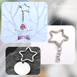 30Pcs Zinc Alloy Split Rings&nbsp;FIND-SP0004-17