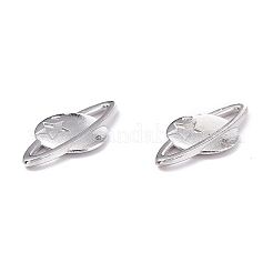 亜鉛合金カボションエナメルセッティング  スター  プラチナ  10x20x2mm  約100個/袋&nbsp;PALLOY-WH0036-26P