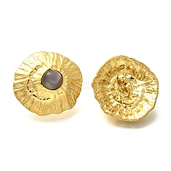 304 Stainless Steel Plastic Stud Earrings&nbsp;EJEW-M070-02