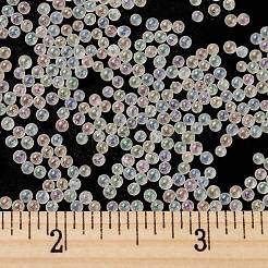 蓄光透明ガラスシードラウンドビーズ  穴なし/ドリルなし  グレードA  透明  2~2.5mm  約10000個/袋&nbsp;GLAA-F124-D02-A