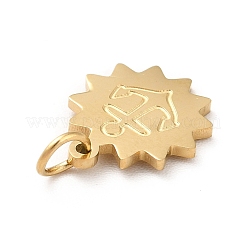 Ion Plating(IP) 304 Stainless Steel Charms&nbsp;STAS-G295-35G