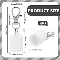 Plastic Lip Gloss Cap Pendant Decorations&nbsp;AJEW-WH0609-280P