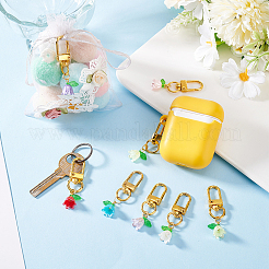 Lily of the Valley Plastic Pendant Decoration&nbsp;HJEW-HY00006