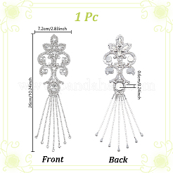 Flower Glass Rhinestone Appliques&nbsp;DIY-WH0671-032