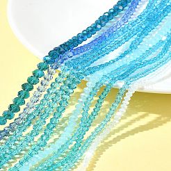 Electroplate Glass Beads Strands&nbsp;EGLA-FS0001-42A