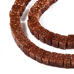 Synthetic Goldstone Beads Strands&nbsp;G-N342-75