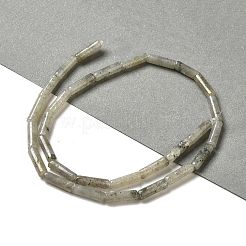 天然石ラブラドライトビーズ連売り  コラム  13.5~14x4~4.5mm  穴：1.2mm  約28個/連  15.16''（38.5センチメートル）&nbsp;G-D464-29