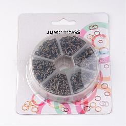 1箱アイアン製スプリットリング  ダブルループ丸カン  4mm / 5mm / 6mm / 7mm / 8mm / 10mm  ニッケルフリー  アンティークブロンズ&nbsp;IFIN-JP0013-AB-NF