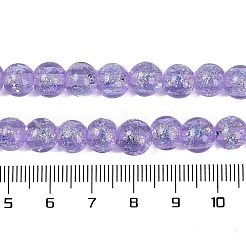 Handmade Foil Lampwork Beads Strands&nbsp;FOIL-K003-06A