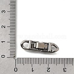 304ステンレススチール製折りたたみ式留め具  ステンレス鋼色  25x6x4mm  穴：3x3mm&nbsp;STAS-M119-05P-04