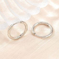 Brass Huggie Hoop Earrings Earrings&nbsp;KK-CBA8A92-03P