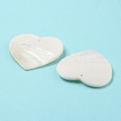 Natural Freshwater Shell Pendants&nbsp;SHEL-F008-01B