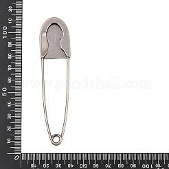 Alloy Extra Large Safety Pin Brooches&nbsp;JEWB-Z051-01P-04