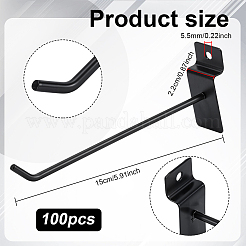 100Pcs Iron Shelves Hook Hanger&nbsp;AJEW-WA0001-20