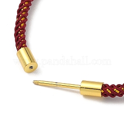 Braided Nylon Cord Bracelet Making&nbsp;MAK-L043-01G