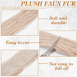 Imitation Hair Faux Fur Fabric&nbsp;DIY-WH0581-02A