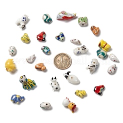 Mixed Animal Handmade Porcelain Beads&nbsp;PORC-L027-03