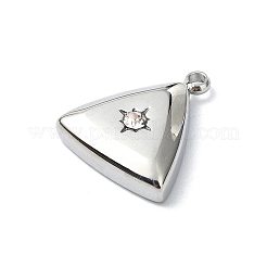 304 Stainless Steel Rhinestone Pendants&nbsp;STAS-L022-447P