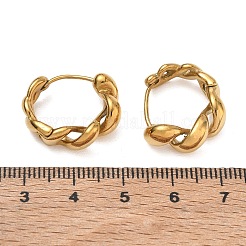 Twist 304 Stainless Steel Hoop Earrings for Women&nbsp;SA-CBA0E8A-05G