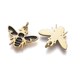 316 Surgical Stainless Steel Enamel Charms&nbsp;X-STAS-H100-07G