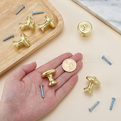 Flat Round Zinc Alloy Drawer Cabinet Door Handles&nbsp;AJEW-WH0696-884B