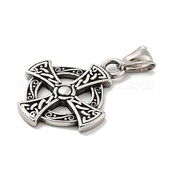 304 Stainless Steel Pendants&nbsp;STAS-E140-D05-01