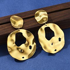 304 Stainless Steel Dangle Stud Earrings for Women&nbsp;EJEW-K268-13B-G